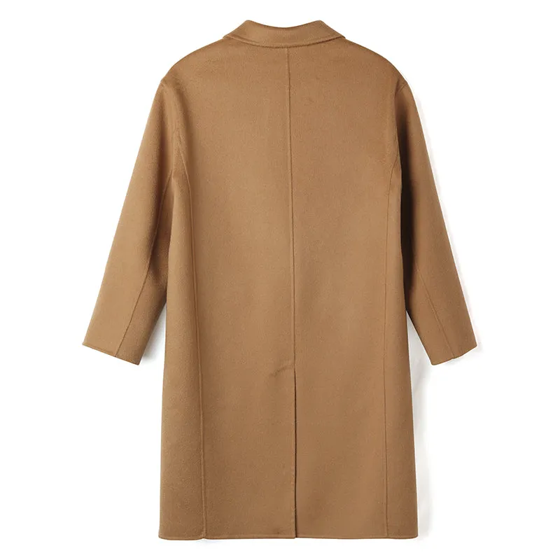 100% Cashmere Double Face Coat