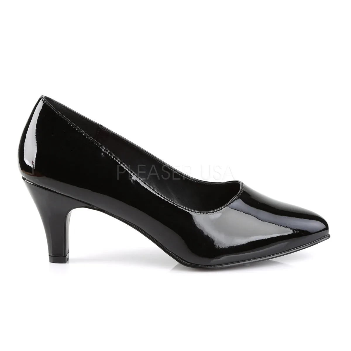 3 Inch Heel DIVINE-420 Black Pat