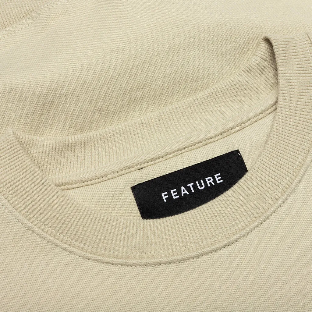 Academy Crewneck - Agate Grey/Bosphorus