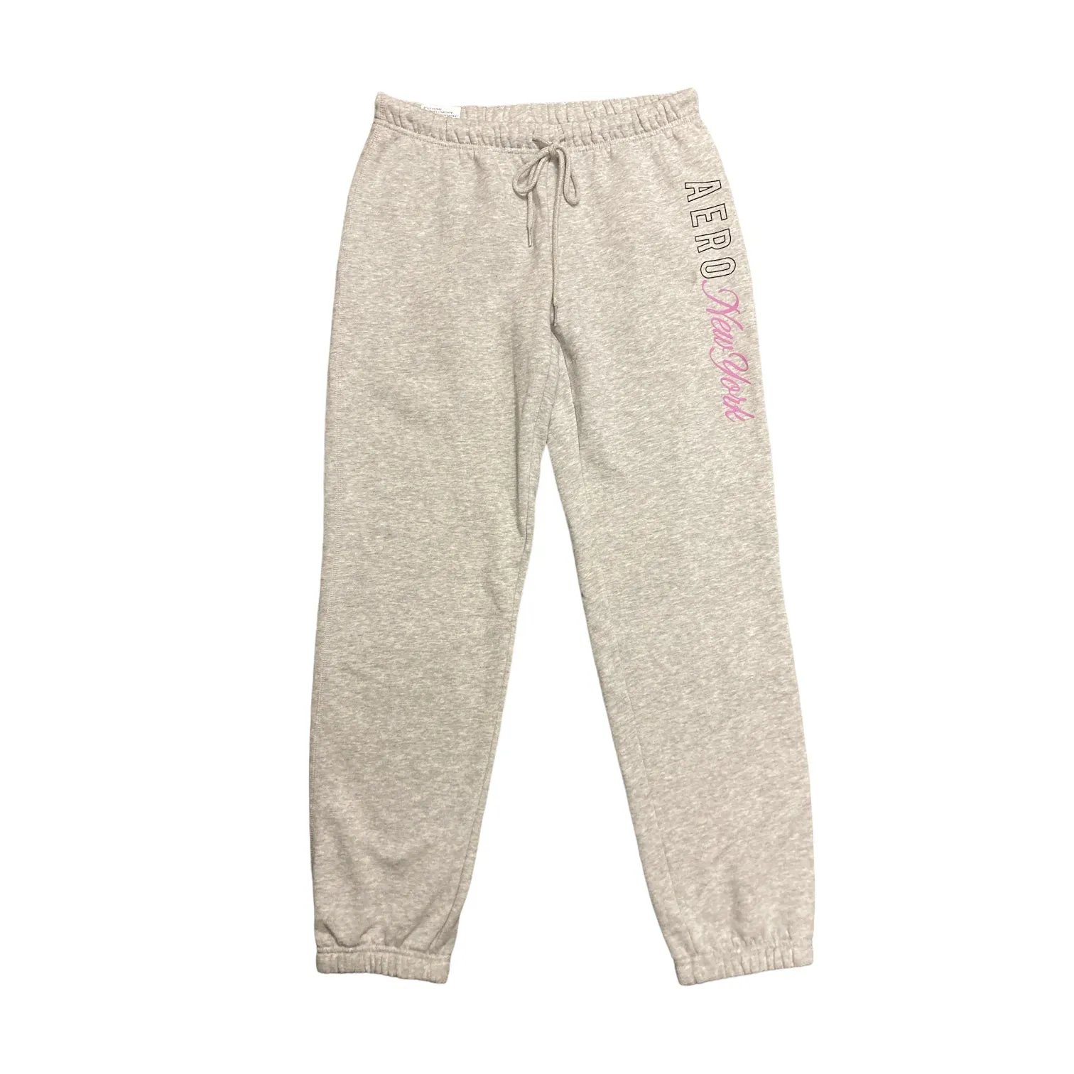 Aeropostale New York Women's Elastic Waist Graphic Logo Classic Cinch Sweatpant