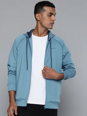 Alcis Men Blue Running Bomber Jacket