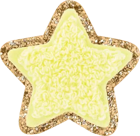 Banana Glitter Varsity Star Patch