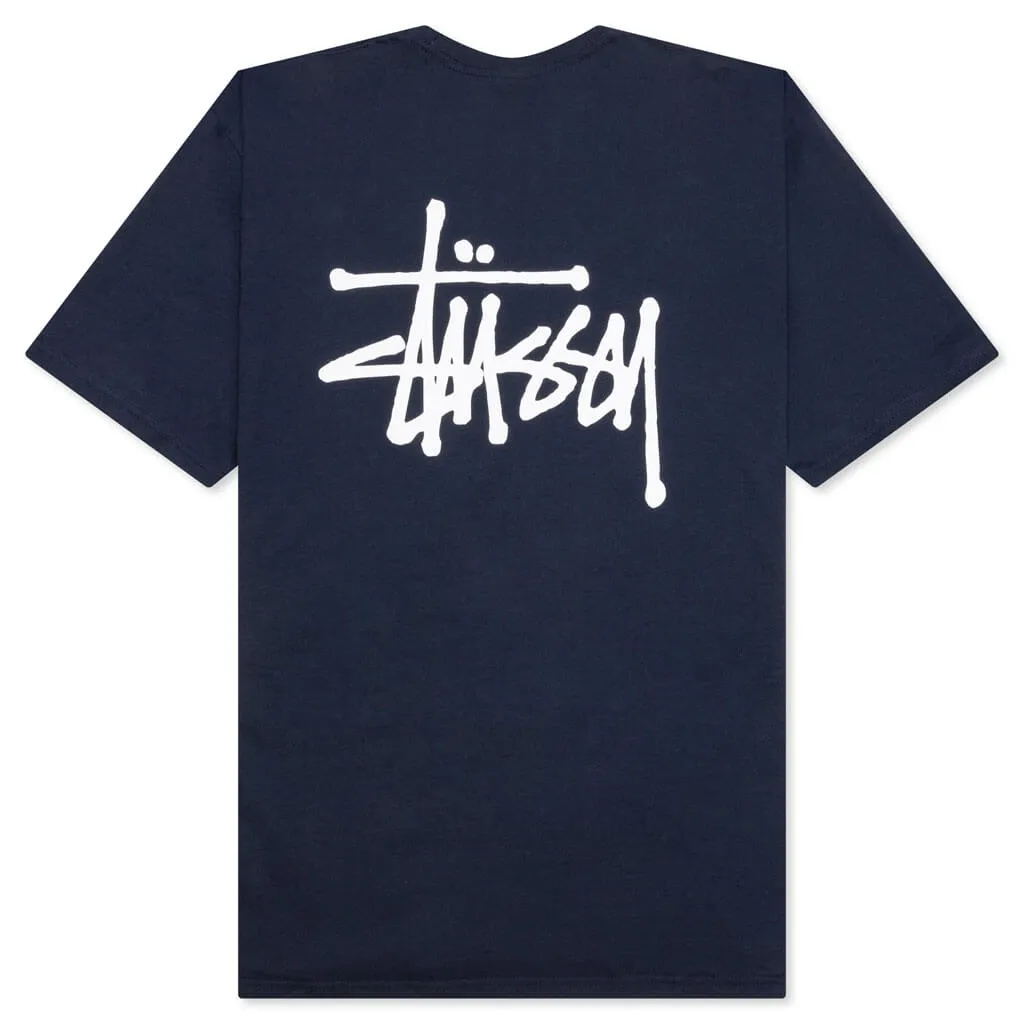 Basic Stussy Tee - Navy