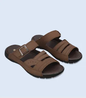 BM4697-CHOCO-Men Slippers