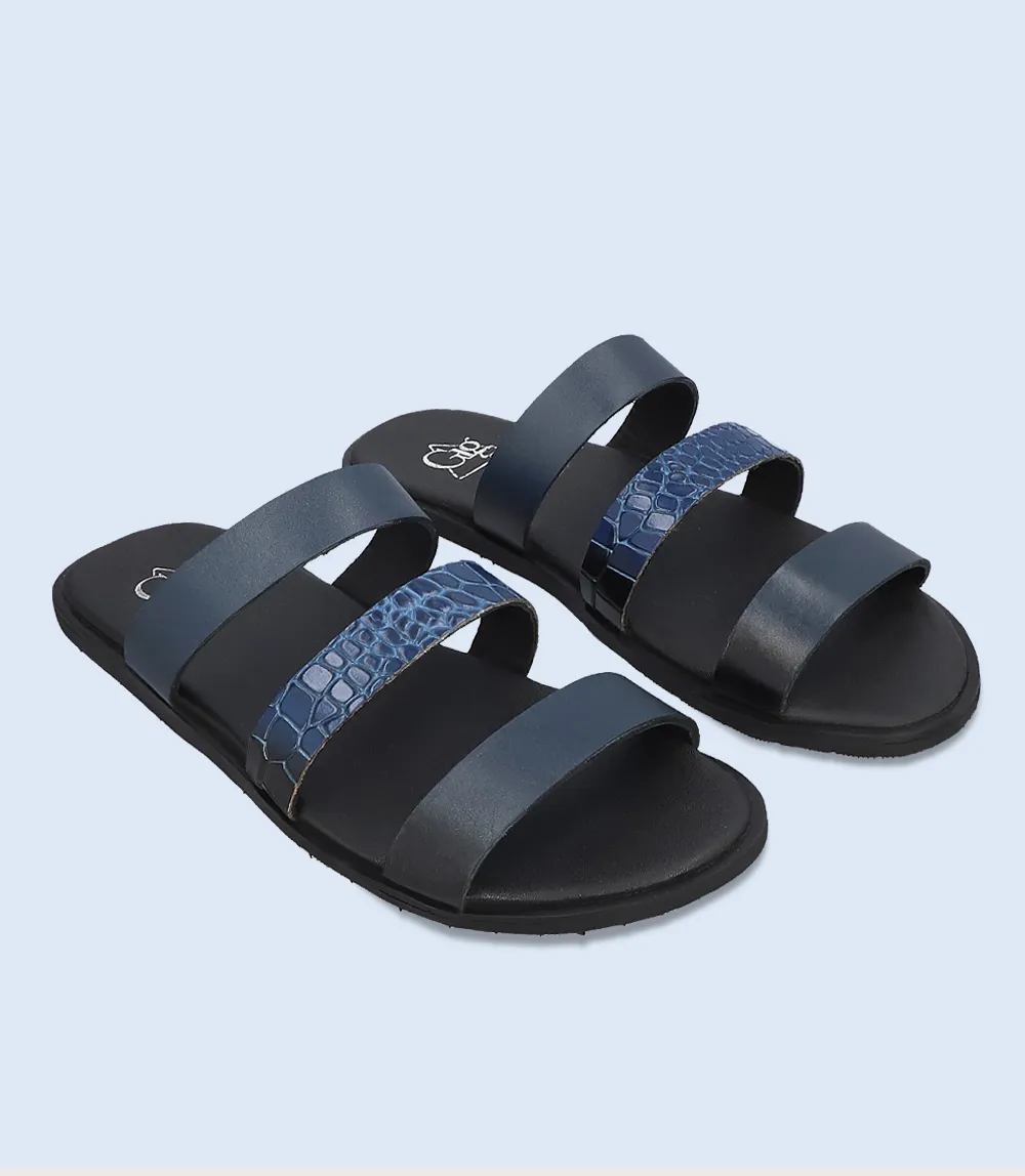 BM4985-NAVY-Men Slipper