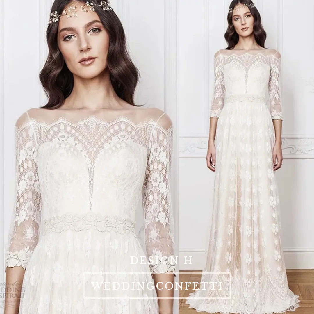 Bohemian Wedding Dresses (Various Designs)