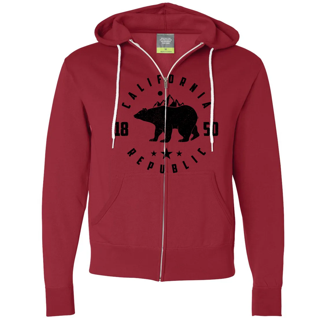 California Republic Mountains Zip-Up Hoodie