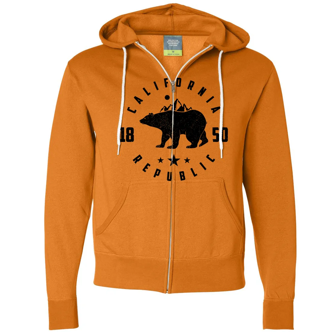 California Republic Mountains Zip-Up Hoodie