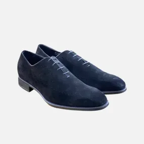 Calzoleria Toscana Clearance Sale: Calzoleria Toscana Men's Black Suede Lace-up Shoes - Handcrafted Italian Elegance