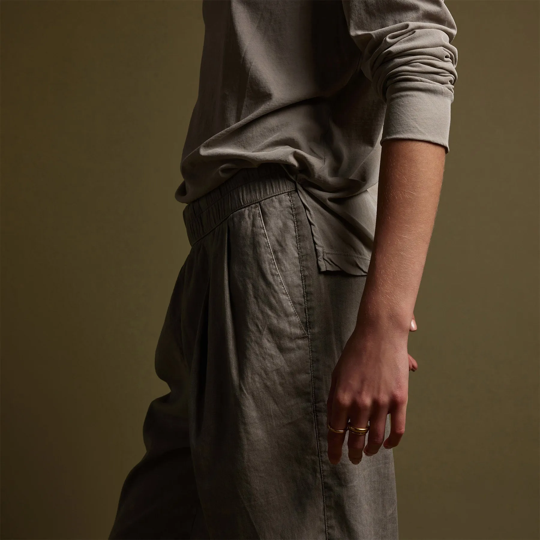 Canyon Linen Pant - Silt Pigment