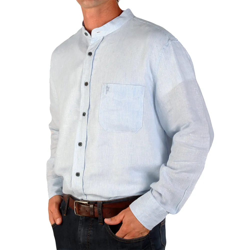 Celtic Ranchwear 100% Linen Grandfather Shirt