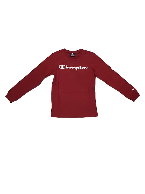 Champion boy's long sleeve t-shirt LONG SLEEVE 305366 rs506 dox red