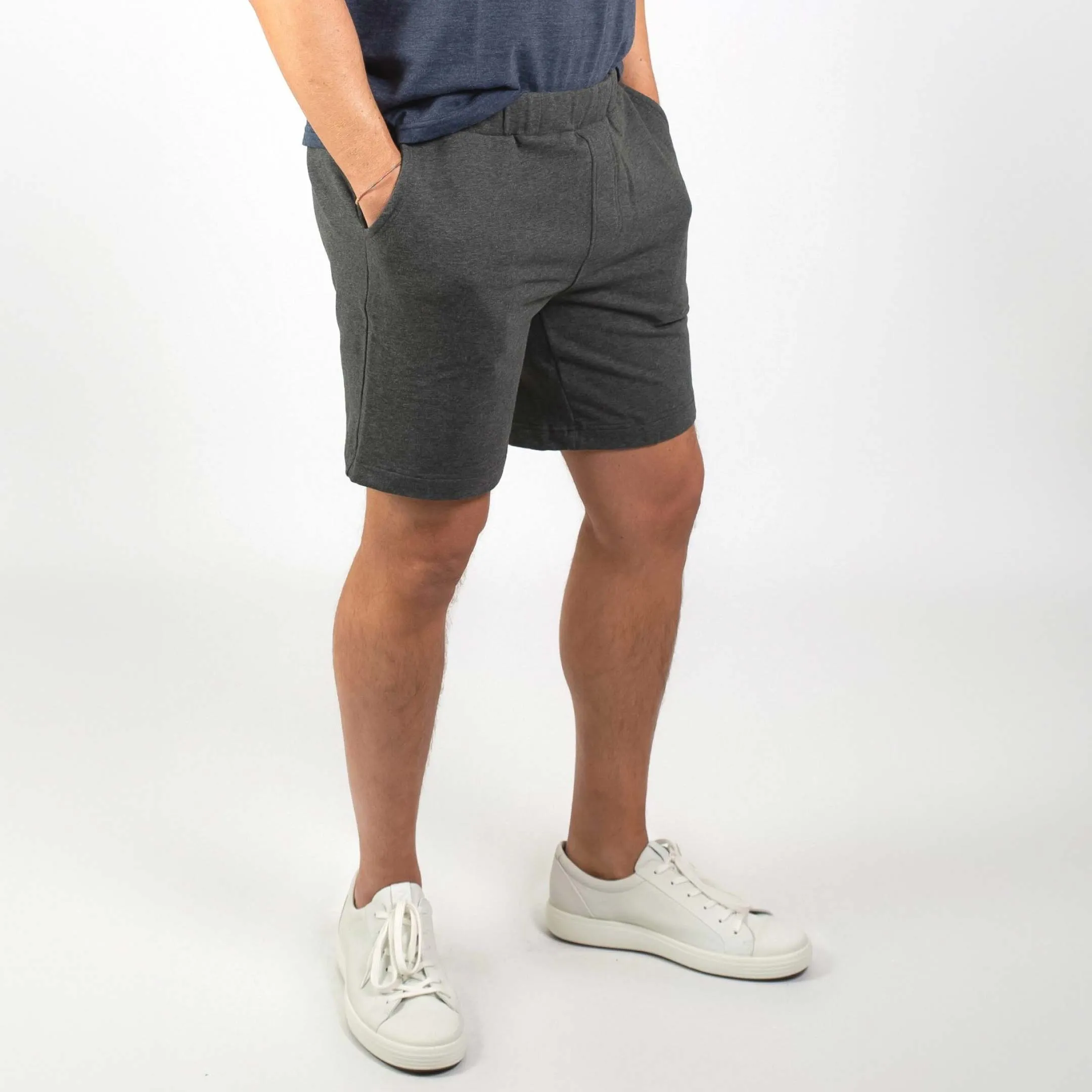 Charcoal French Terry Short