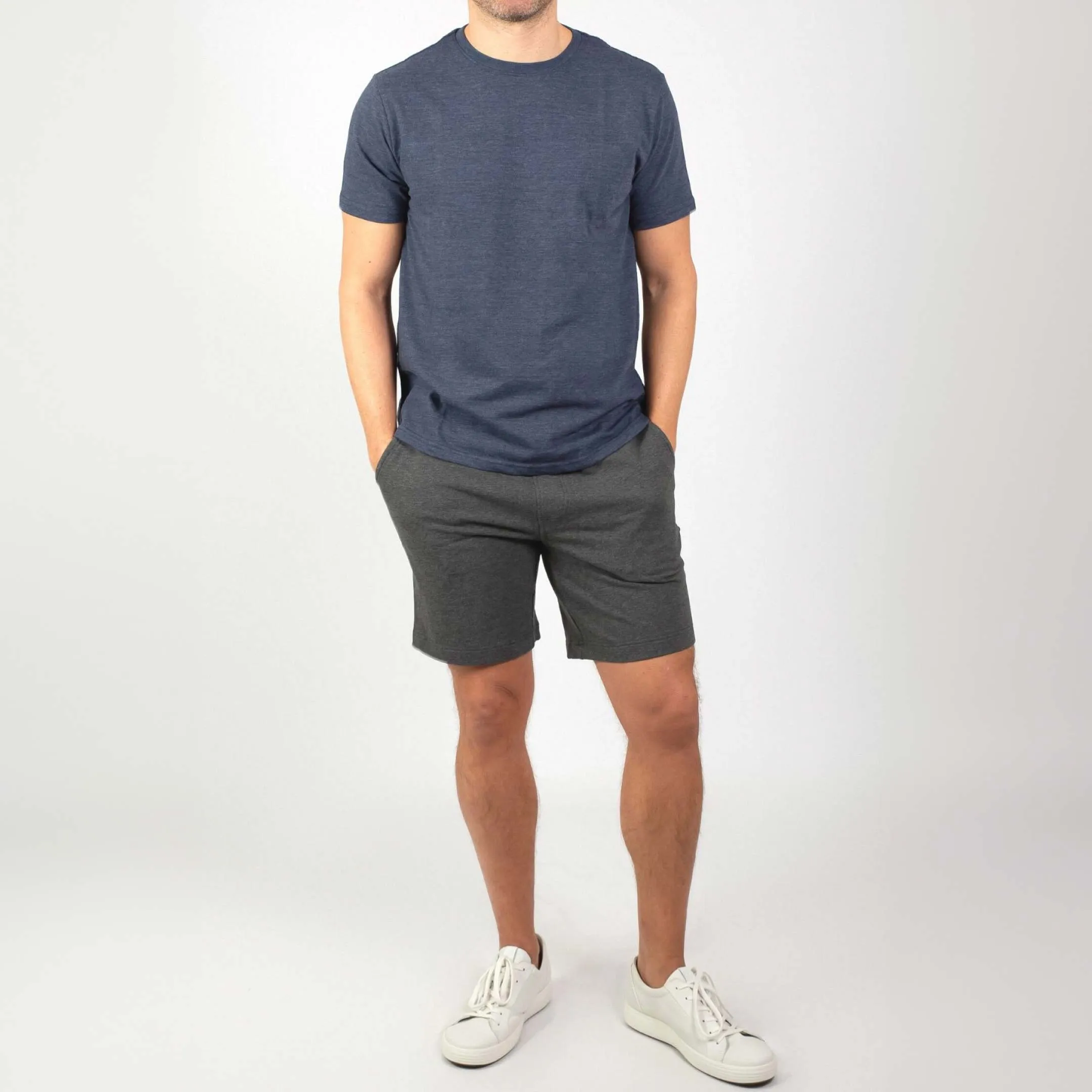 Charcoal French Terry Short