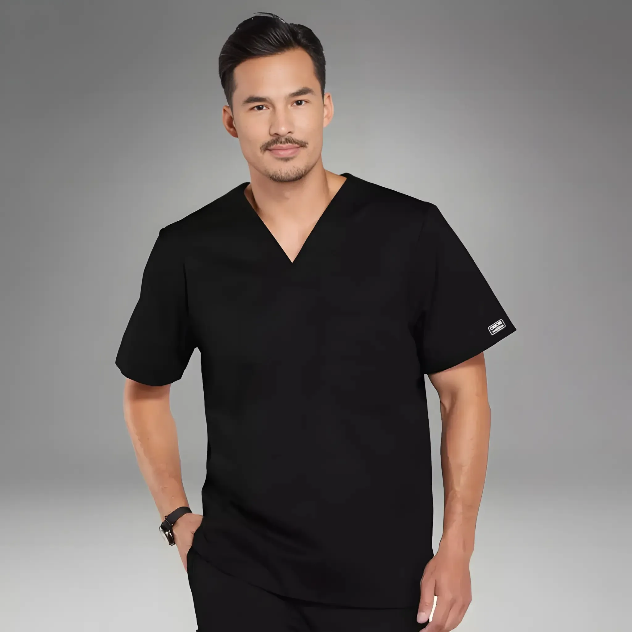 Cherokee Core Stretch Men's V Neck TOP  4743