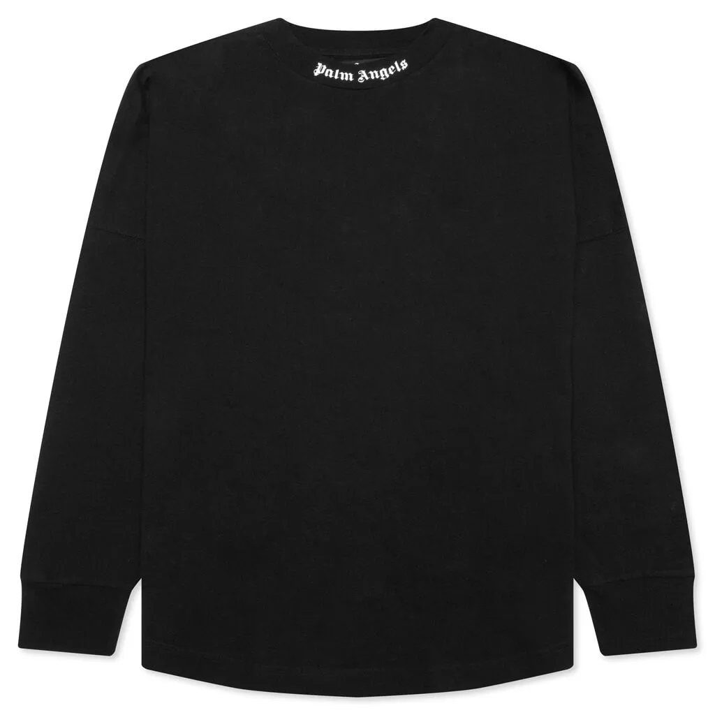 Classic Logo Over Tee L/S - Black/White