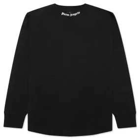 Classic Logo Over Tee L/S - Black/White