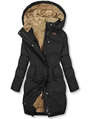 Elegant Fleece Lined Heated Jacket for Women - Stylish and Functional Outerwear