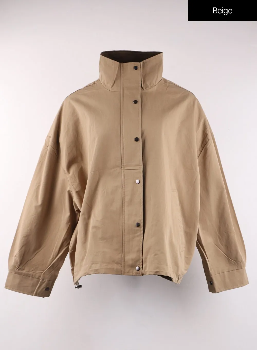 Grandpacore Oversized Button Bomber Jacket OF406