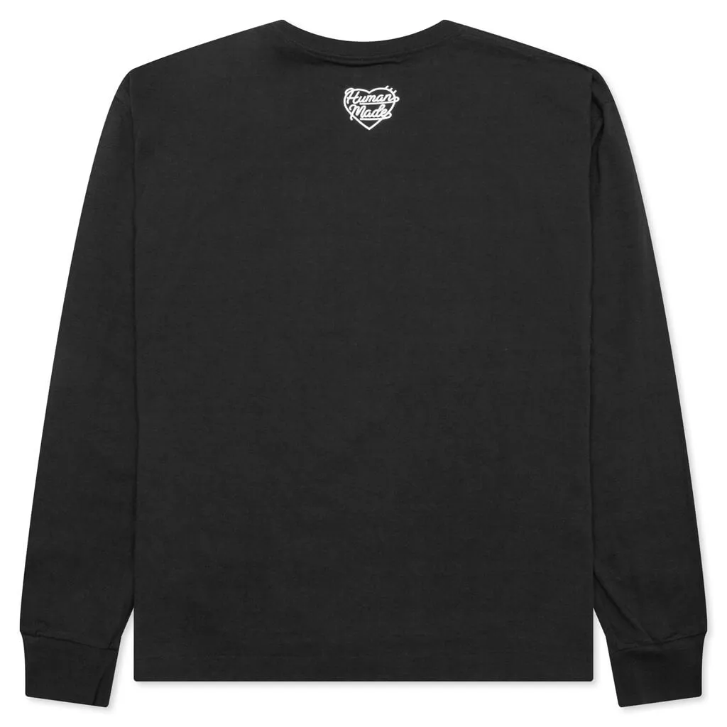 Graphic L/S T-Shirt #4 - Black