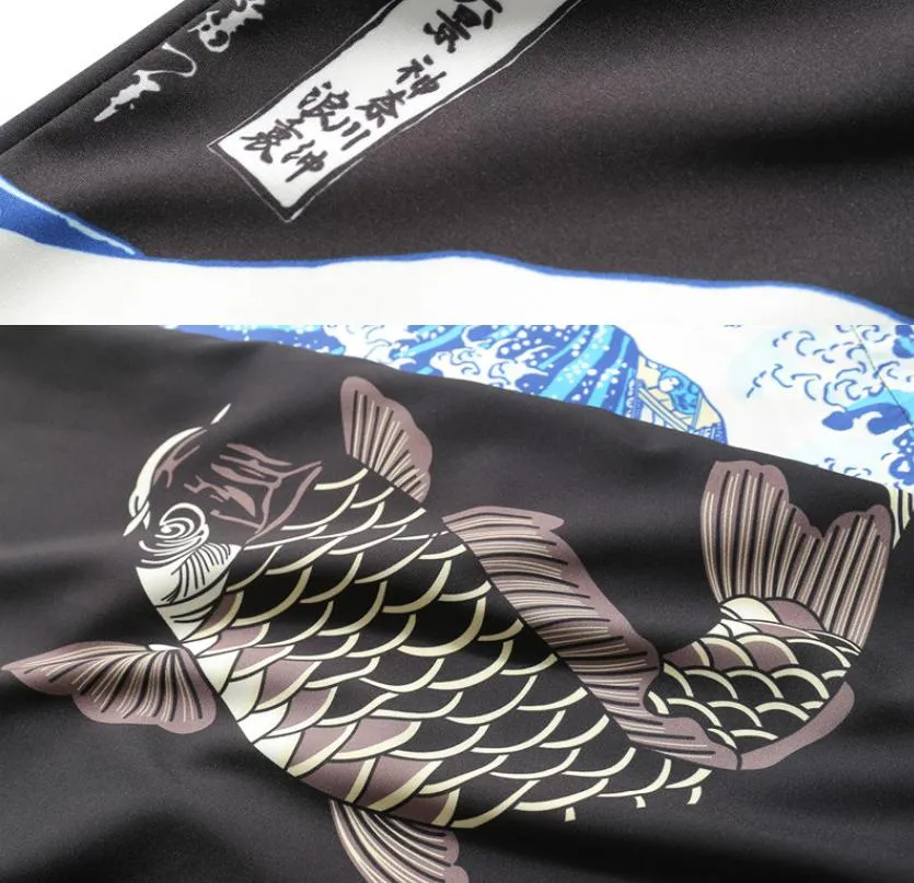 Great Wave off Kanagawa Kimono Shirt | Anime Kimono