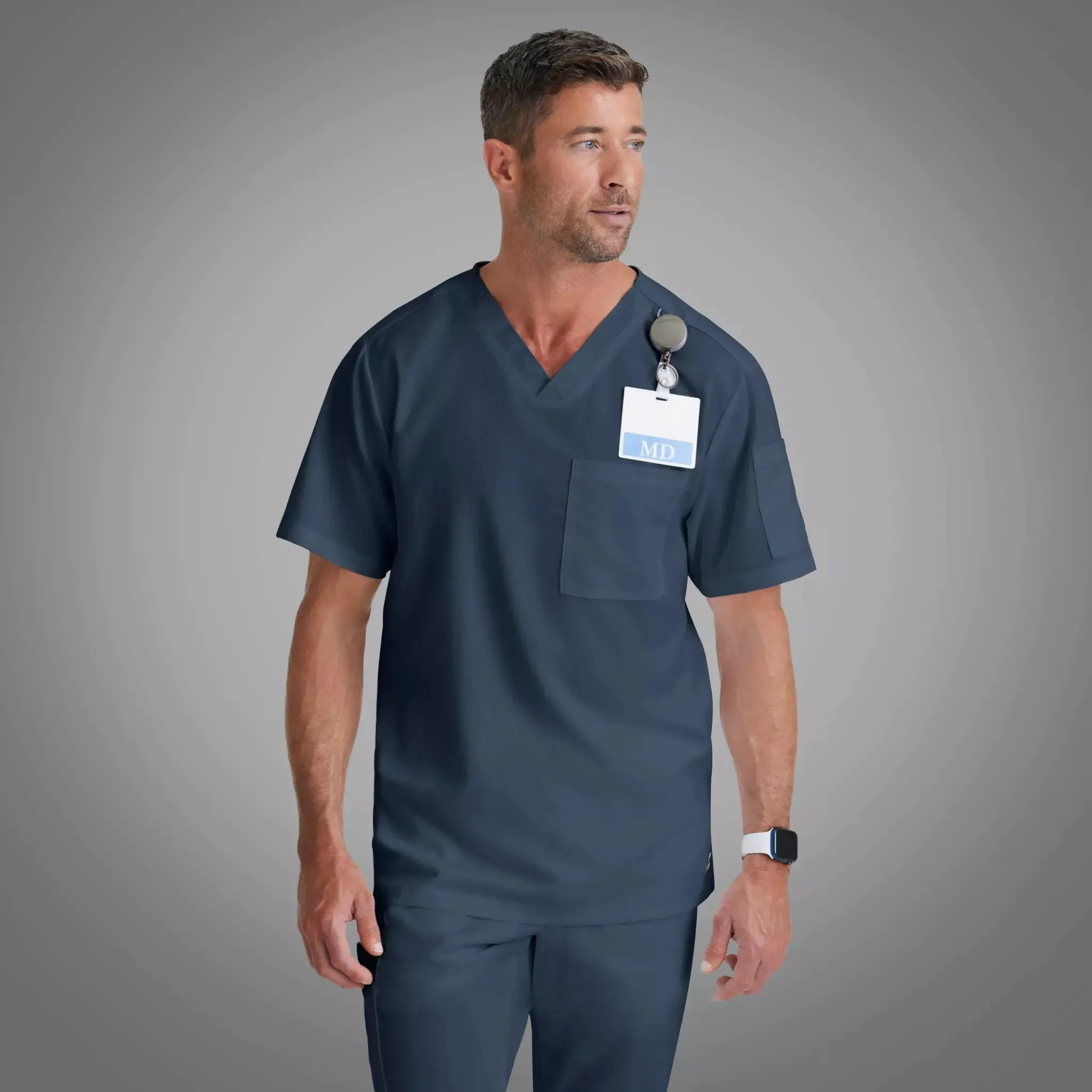 Grey's Anatomy Classic Evan V-Neck Men's scrub top GRT091