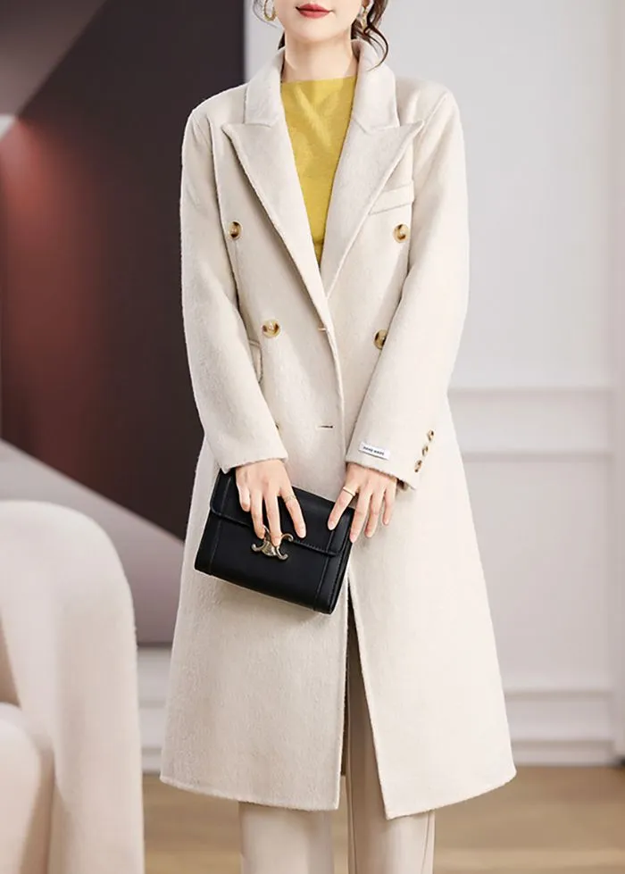 Harriet Slim Fit Double Face Wool Blend Coat