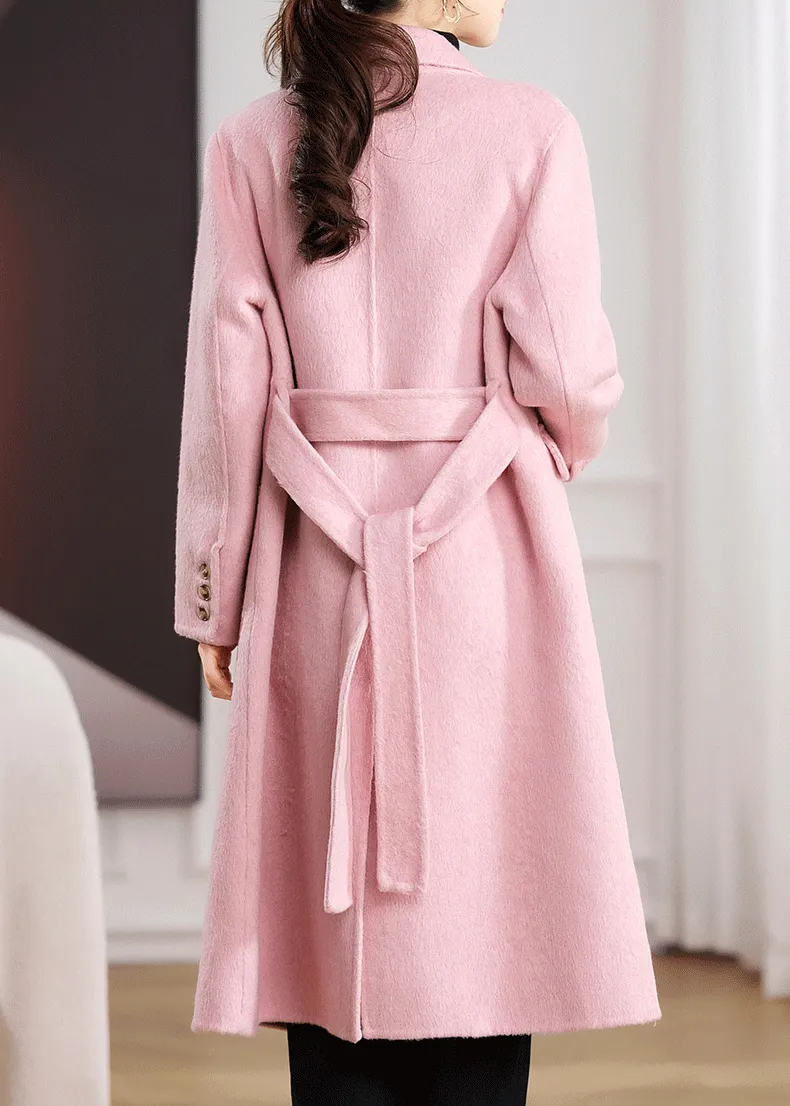 Harriet Slim Fit Double Face Wool Blend Coat