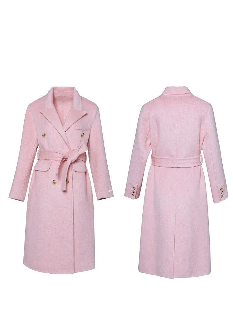 Harriet Slim Fit Double Face Wool Blend Coat