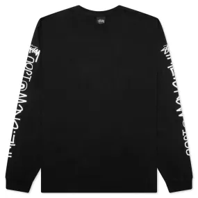 International Crew Pigment Dyed L/S Tee - Black