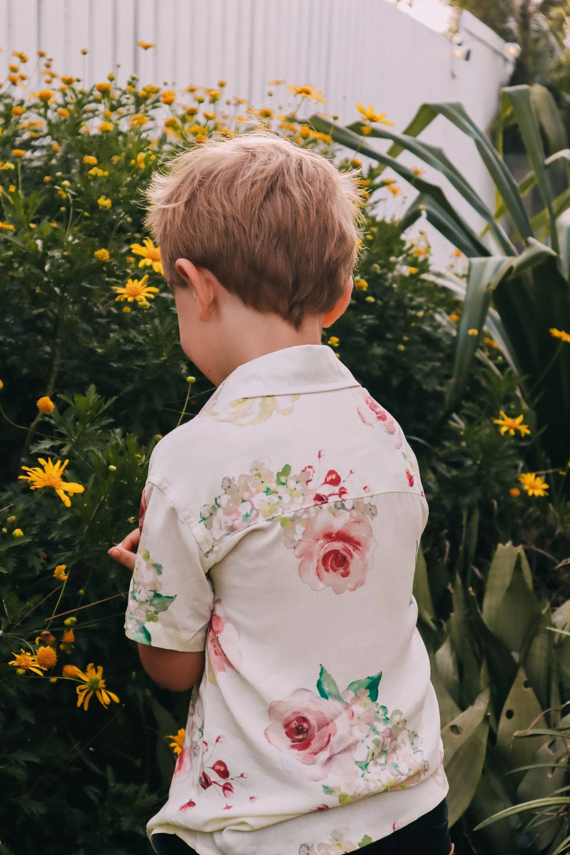 Kid's Button Up Shirt - Exclusive Floral Dream Print