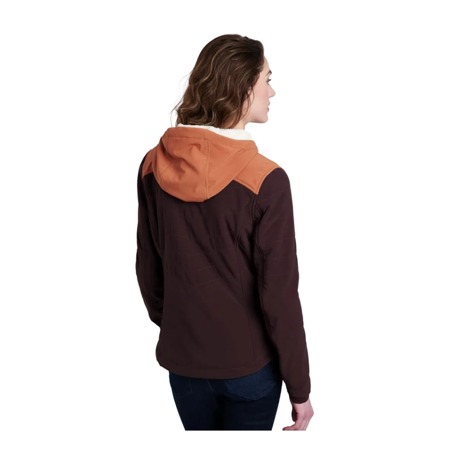 Kuhl Aero Fleece Hoody (Women) - Ganache/Copper