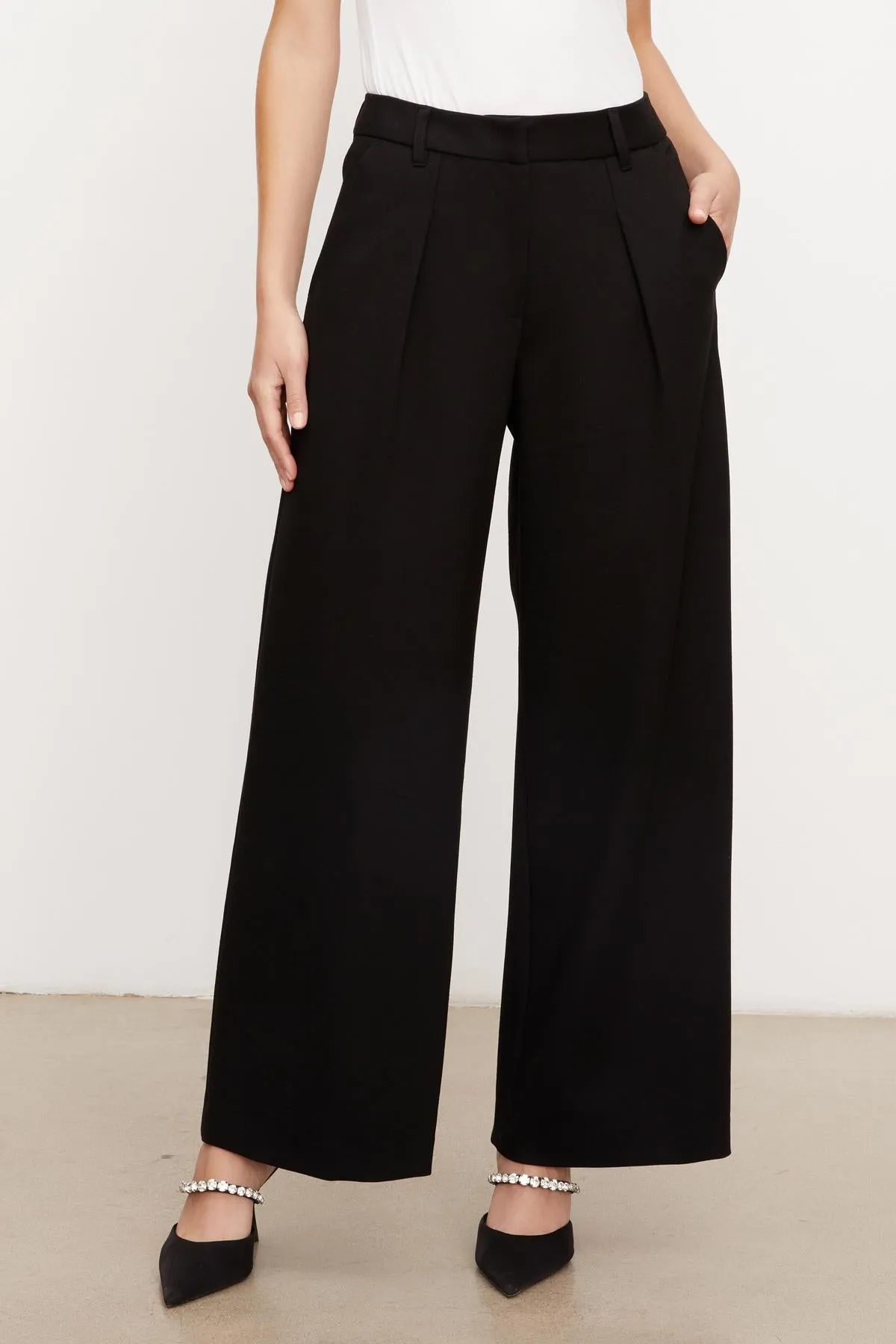 LEONA WIDE LEG PONTI PANT