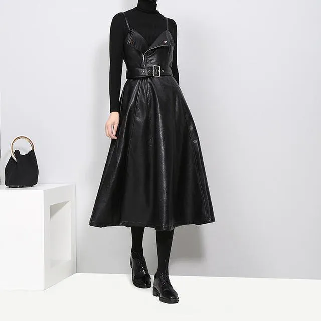 Musset Vegan Leather Dress