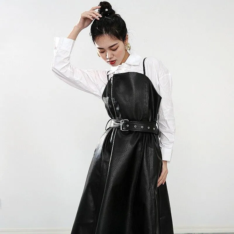 Musset Vegan Leather Dress