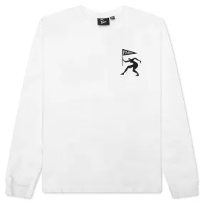 Neurotic Flag Long Sleeve T-Shirt - White