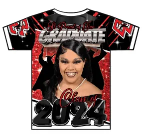 "Jakaylynn" Custom Designed Graduation 3D shirt