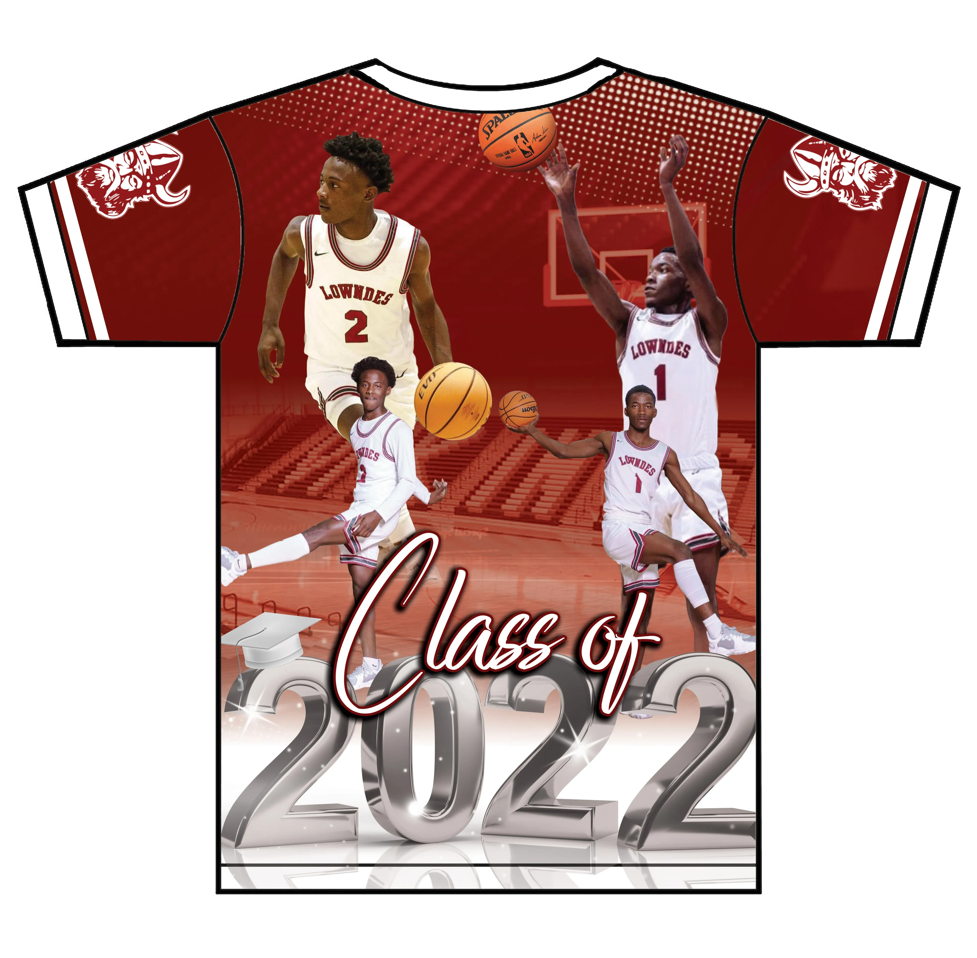 "Twinning" Custom Designed Graduation 3D shirt