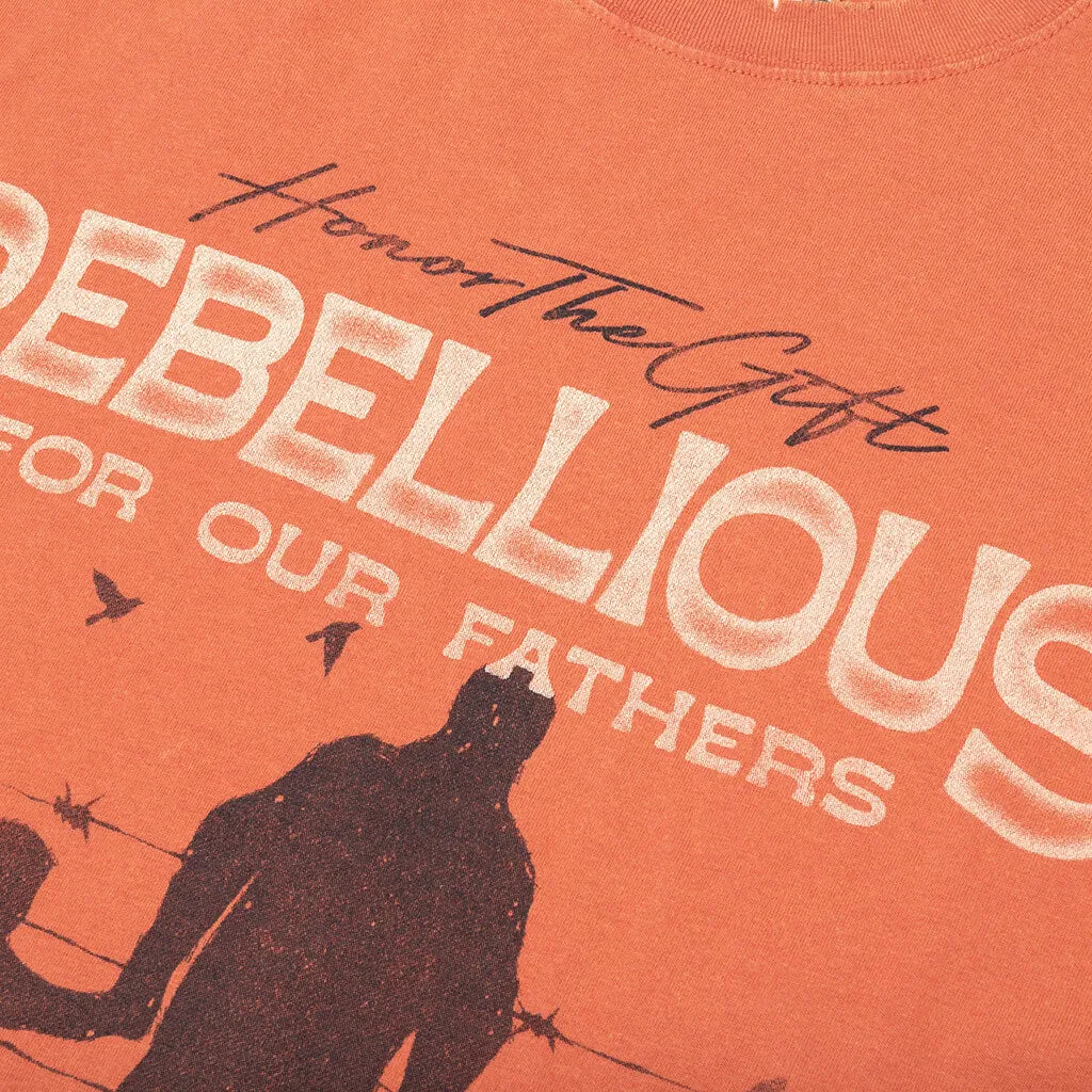 Rebellious for Our Fathers S/S Tee - Brick