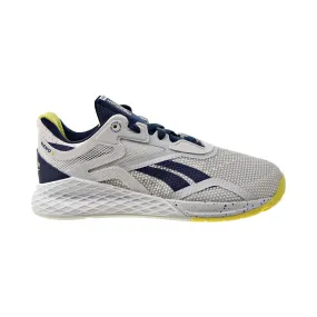 Reebok Nano X Women's Training Shoes True Grey-Vector Navy-Chartreuse