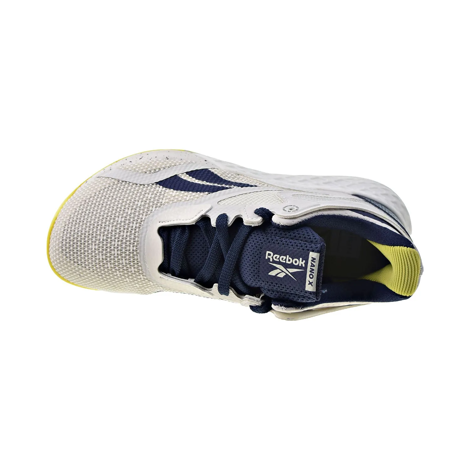 Reebok Nano X Women's Training Shoes True Grey-Vector Navy-Chartreuse