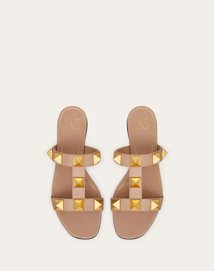 Roman 2 Strap Slide, Rose