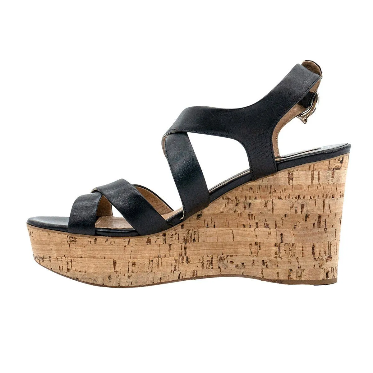 Salvatore Ferragamo Savita Cork Wedge