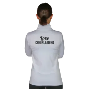 Skillz Gear Invincible jacket with Love Cheerleading print