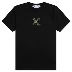 Splashy Arr Slim S/S Tee - Black/Beige