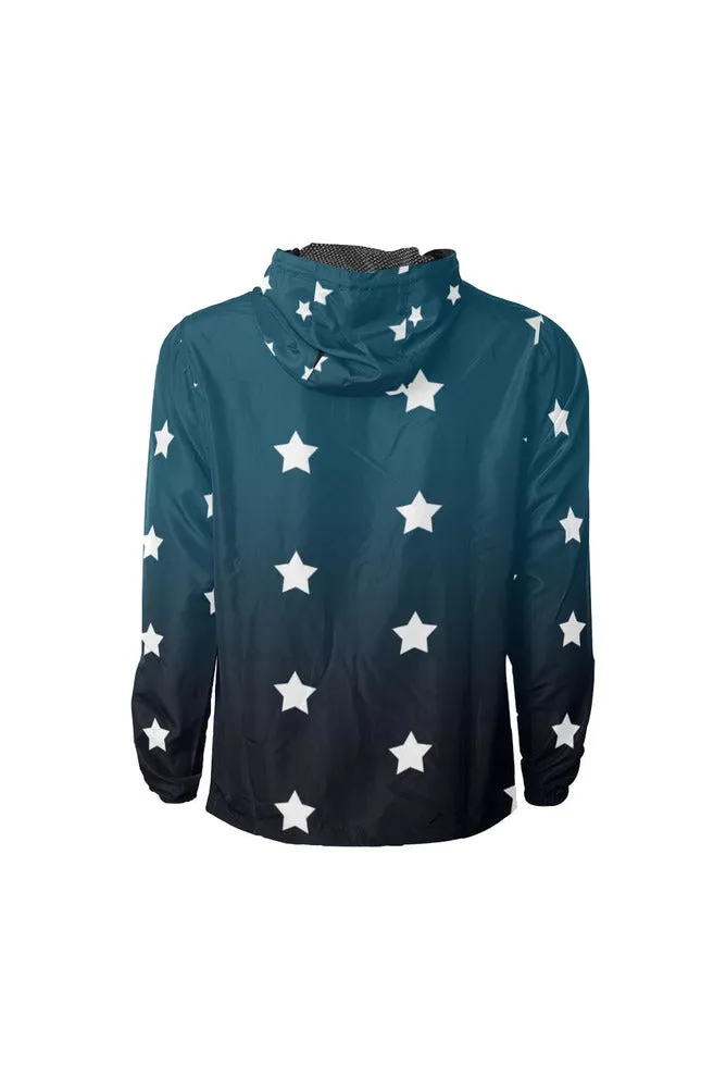 Starry Twilight All Over Print Windbreaker for Men