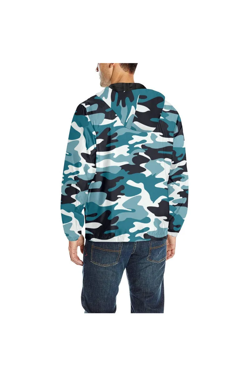 Urban Camouflage Quilted Windbreaker for Men (Model H35)