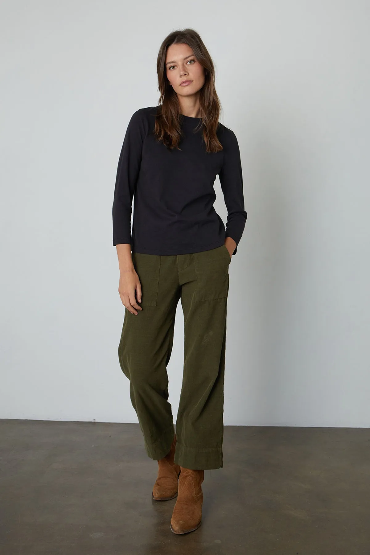 VERA CORDUROY WIDE LEG PANT