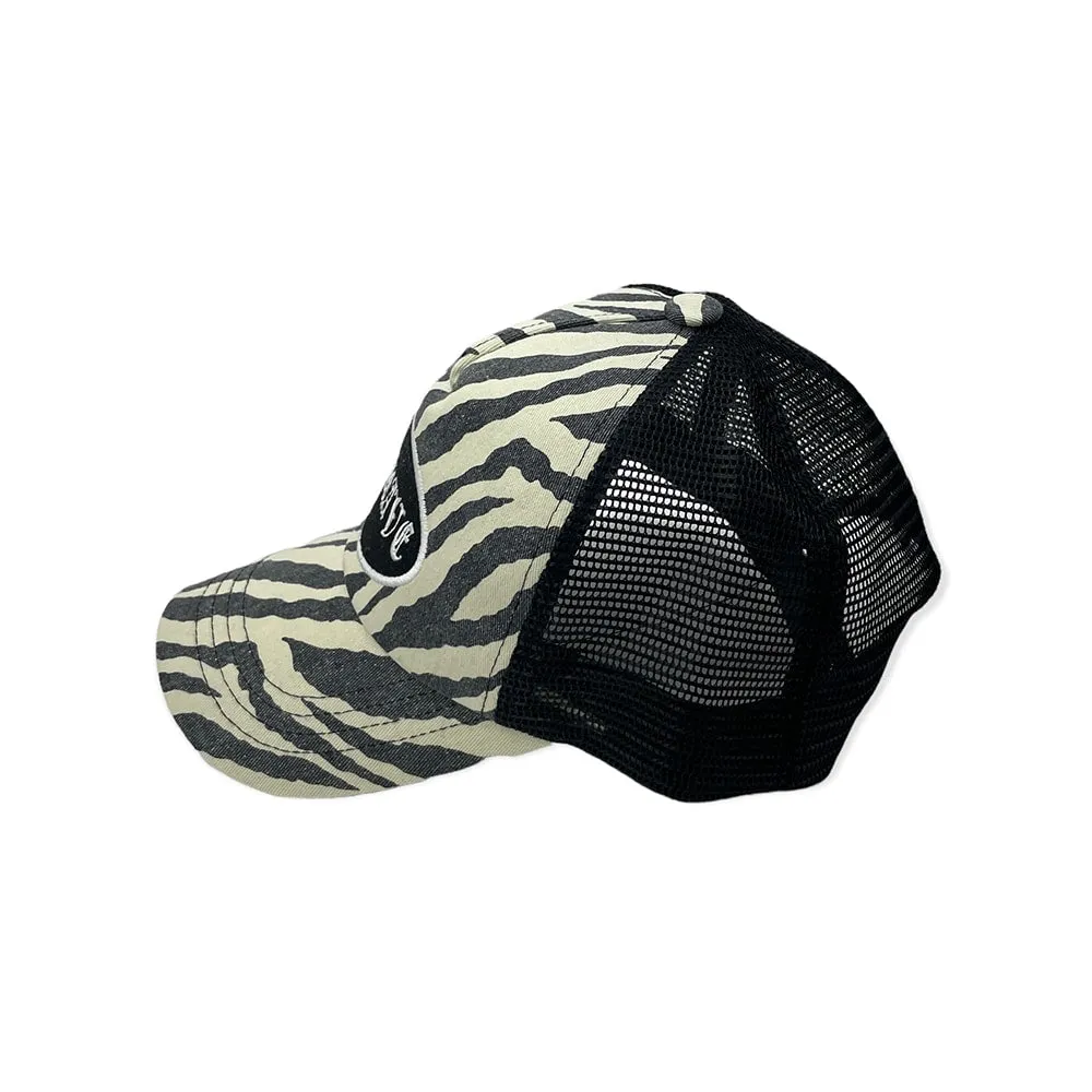 Zebra Mesh Baseball Cap CY24